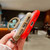 iPhone Air Solid Color Edge Transparency Rotation Holder MagSafe Phone Case - Black