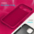 iPhone Air Solid Color Silicone Phone Case - Rose Red