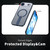 iPhone Air Star Shine Series TPU + PC MagSafe Phone Case with Fold Holder - Navy Blue