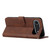 iPhone Air Stitching Calf Texture Buckle Leather Phone Case - Brown iPhone Air Stitching Calf Texture Buckle Leather Phone Case - Brown