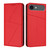 iPhone Air Strong Magnetic Frosted Flip Leather Phone Case - Red iPhone Air Strong Magnetic Frosted Flip Leather Phone Case - Red