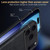 iPhone Air SULADA Shockproof TPU Hybrid Handmade Leather Phone Case - Blue