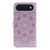 iPhone Air Sun Mandala Embossing Leather Phone Case - Purple