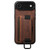 iPhone Air Suteni H13 Litchi Leather Wrist Strap Wallet Back Phone Case - Brown