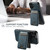 iPhone Air Suteni H15 MagSafe Oil Eax Leather Detachable Wallet Back Phone Case - Blue
