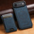 iPhone Air Suteni H17 Litchi Texture Leather MagSafe Detachable Wallet Phone Case - Blue