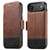 iPhone Air Suteni Q06 2-in-1 Multi-function Detachable Wallet MagSafe Phone Case - Brown