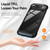 iPhone Air TPU + PC Lens Protection Phone Case - Black