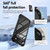 iPhone Air TPU + PC Lens Protection Phone Case - Black