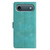iPhone Air Triangles Embossed Leather Phone Case - Green