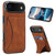 iPhone Air Ultra-thin Shockproof Phone Protective Case with Holder - Brown iPhone Air Ultra-thin Shockproof Phone Protective Case with Holder - Brown
