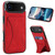iPhone Air Ultra-thin Shockproof Phone Protective Case with Holder - Red