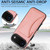 iPhone Air Ultra-thin Shockproof Phone Protective Case with Holder - Rose Gold