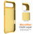 iPhone Air Wave Texture MagSafe Magnetic Liquid Silicone Phone Case - Yellow
