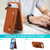 iPhone Air Wristband Vertical Flip Wallet Back Cover Phone Case with Long Lanyard - Brown