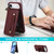 iPhone Air Wristband Vertical Flip Wallet Back Cover Phone Case with Long Lanyard - Wine Red