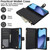 iPhone Air YM016 Rhombic Zipper Card Wallet Leather Phone Case with Lanyard - Black iPhone Air YM016 Rhombic Zipper Card Wallet Leather Phone Case with Lanyard - Black
