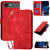iPhone Air YX0080 Grid Butterfly Embossed Pattern Flip Leather Phone Case with Lanyard - Red iPhone Air YX0080 Grid Butterfly Embossed Pattern Flip Leather Phone Case with Lanyard - Red