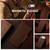 LC.IMEEKE Calf Texture Horizontal Flip Leather Case iPhone Air - Brown