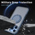 iPhone 17 Pro 360-degree Rotating MagSafe Magnetic Holder Phone Case - Blue