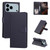 iPhone 17 Pro 3-Card Slots Multifunctional Leather Phone Case - Blue