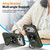 iPhone 17 Pro Alloy Rotating Holder MagSafe Shockproof Phone Case - Army Green