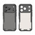 iPhone 17 Pro Armor Glaze PC Hybrid TPU Phone Case - Black iPhone 17 Pro Armor Glaze PC Hybrid TPU Phone Case - Black