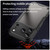 iPhone 17 Pro Armor Glaze PC Hybrid TPU Phone Case - Black iPhone 17 Pro Armor Glaze PC Hybrid TPU Phone Case - Black