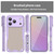 iPhone 17 Pro Armor Glaze PC Hybrid TPU Phone Case - Purple