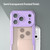 iPhone 17 Pro Armor Glaze PC Hybrid TPU Phone Case - Purple