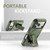 iPhone 17 Pro Armor Magsafe Holder PC Hybrid TPU Phone Case - Army Green