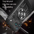 iPhone 17 Pro Armor Rotating Holder MagSafe Phone Case - Rose Gold