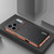 iPhone 17 Pro AZNS Electroplated Edge Carbon Fiber Texture Phone Case - Black