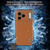 iPhone 17 Pro AZNS Electroplated Edge Carbon Fiber Texture Phone Case - Brown