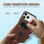 iPhone 17 Pro AZNS K1 Series Card Slot Business Phone Case - Brown