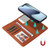 iPhone 17 Pro BETOPNICE BN-005 2 in 1 Detachable Imitate Genuine Leather Phone Case - Brown