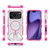 iPhone 17 Pro BIBERCAS Transparent Color Series MagSafe Air Bag Shockproof Phone Case - Pink