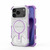 iPhone 17 Pro BIBERCAS Transparent Color Series MagSafe Air Bag Shockproof Phone Case - Purple