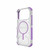 iPhone 17 Pro BIBERCAS Transparent Color Series MagSafe Air Bag Shockproof Phone Case - Purple