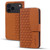 iPhone 17 Pro Business Diamond Buckle Leather Phone Case with Lanyard - Brown iPhone 17 Pro Business Diamond Buckle Leather Phone Case with Lanyard - Brown