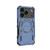 iPhone 17 Pro Butterfly Armor MagSafe Magnetic Ring Shockproof Phone Case - Blue