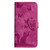iPhone 17 Pro Butterfly Cat Embossing Flip Leather Phone Case - Pink