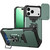 iPhone 17 Pro Camera Shield Card Slot PC+TPU Phone Case - Dark Green