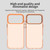 iPhone 17 Pro Candy PC Hybrid TPU Shockproof Phone Case - Orange