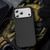 iPhone 17 Pro Carbon Fiber Texture Skin-feel Acrylic TPU Phone Case - Black