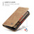 iPhone 17 Pro CaseMe 013 Multifunctional Horizontal Flip Leather Phone Case - Brown