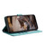 iPhone 17 Pro Cat Embossing Pattern Leather Phone Case with Lanyard - Blue