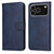 iPhone 17 Pro Classic Calf Texture Flip Leather Phone Case - Blue iPhone 17 Pro Classic Calf Texture Flip Leather Phone Case - Blue