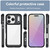 iPhone 17 Pro Colorful Series Acrylic + TPU Phone Case - Black iPhone 17 Pro Colorful Series Acrylic + TPU Phone Case - Black