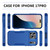 iPhone 17 Pro Commuter Shockproof TPU + PC Phone Case - Royal Blue